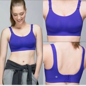 Lululemon purple booby bracer bra size 34dd